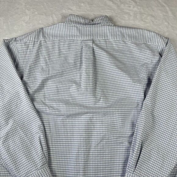 Polo Ralph Lauren Blake Button Down Men's XL Gingham Pattern Flesh Pony Vintage - Picture 9 of 12